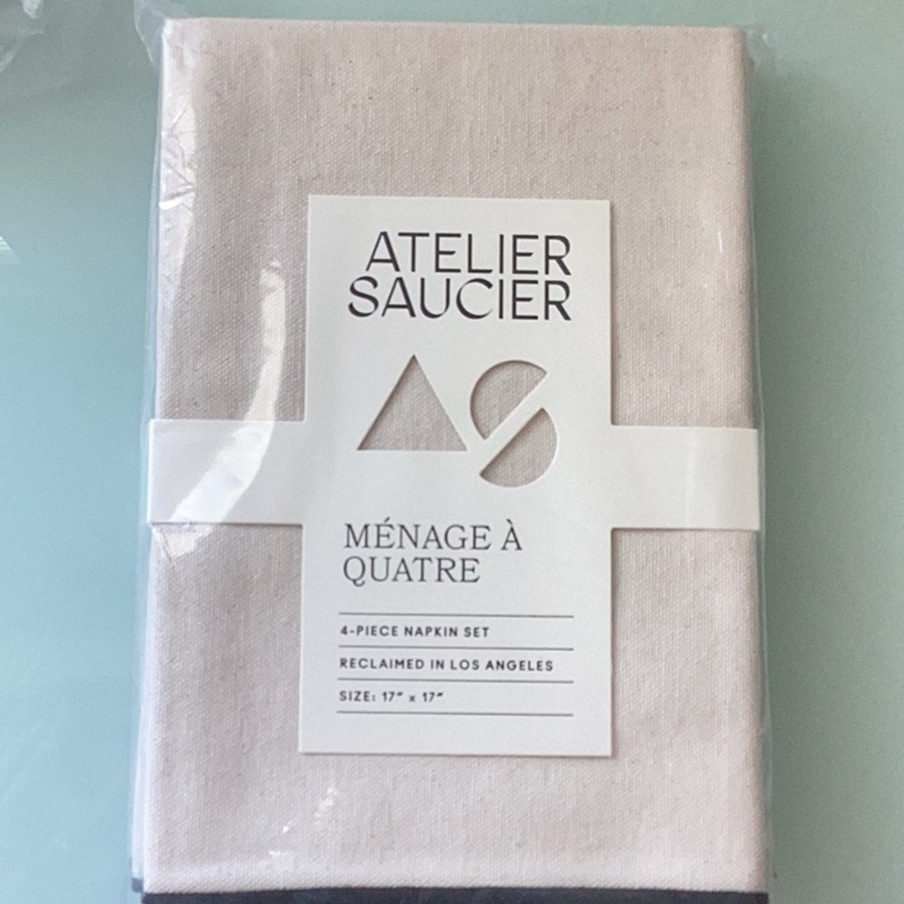 Set of 4 cloth napkins
